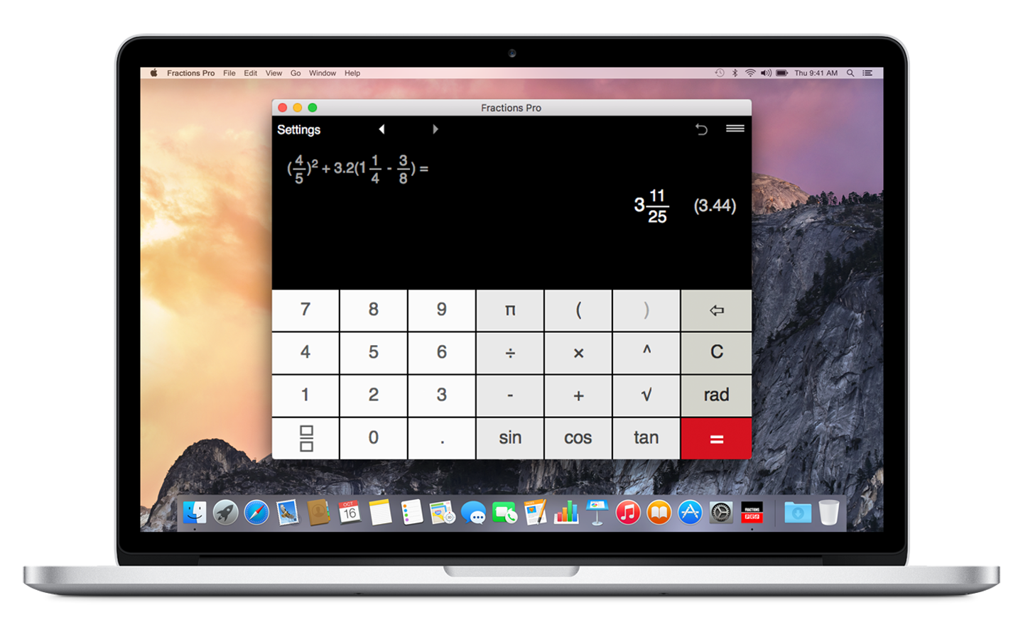Fractions Pro for Mac