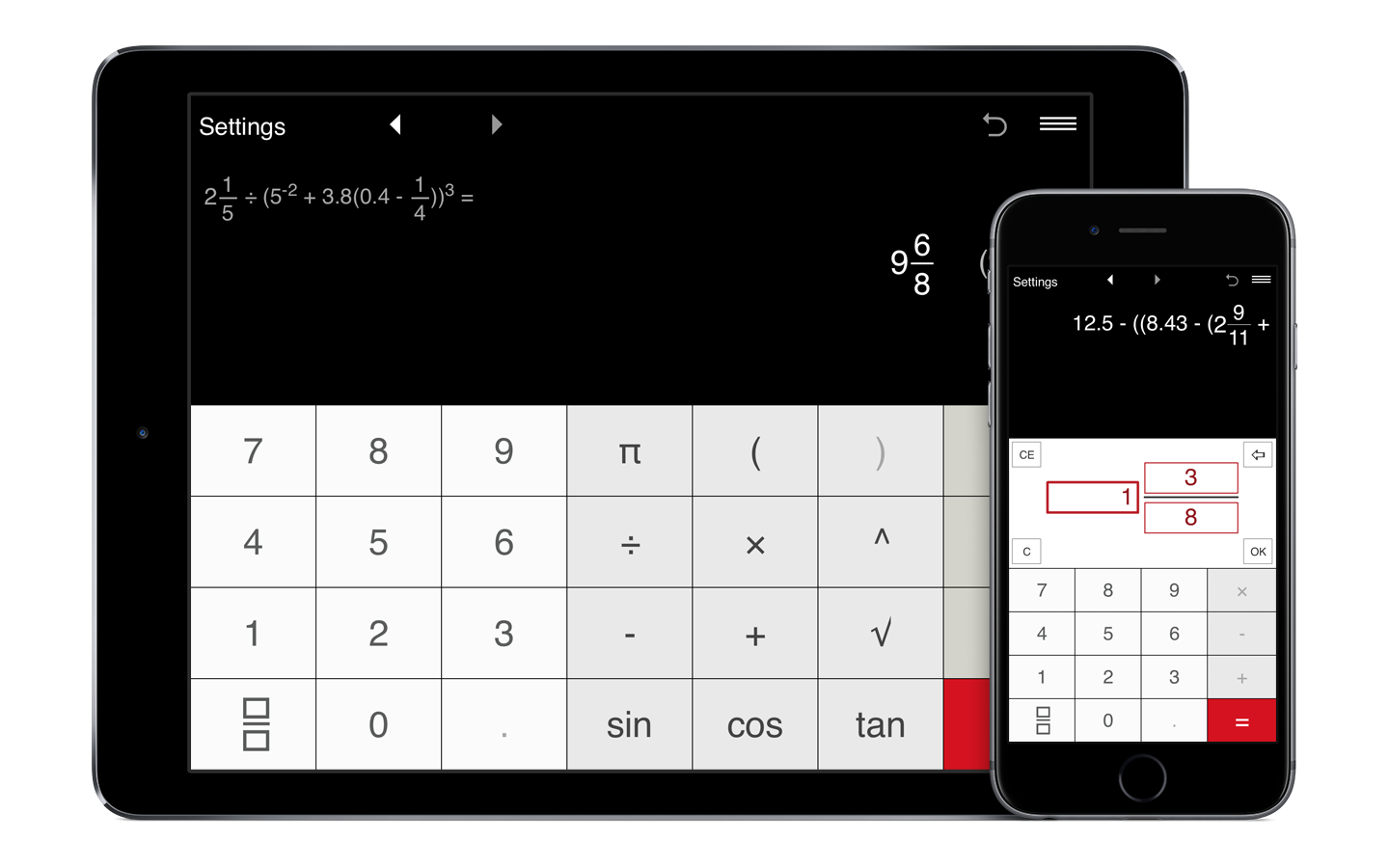 Fractions Pro iPhone, iPad ve Android için